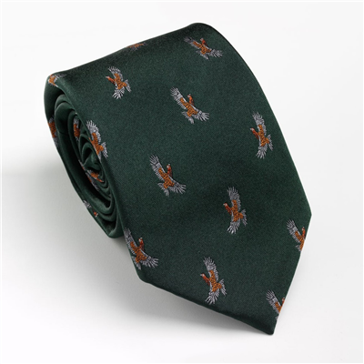 Laksen Glorious 12th Grouse Tie - Green